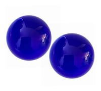 Baoding Balls, 2PCS Crystal Ball Healing Energy Crystal Baoding Balls 1.57" Blue Crystal Decor for Home Decorations, Hand Therapy Balls