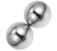 Baoding Balls 2Pcs Hand Exercise Balls Stainless Steel Baoding Massage Therapy Stress Relief Fitness Tool for Elderly Handball