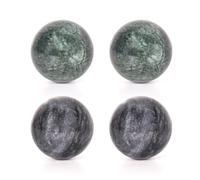 Baoding Balls 4 Pieces Jade Baoding Massage Balls Balls Chinese Health Exercise Massage Ball for Stress Relief Hand Exercise Relaxation Wrist Hand Therapy