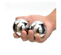 Baoding Balls 45mm 2pcs Solid Stainless Steel for Wrist Strengthening Relaxation