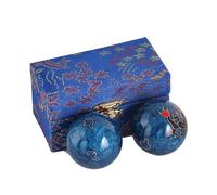 Baoding Balls Dragon Phoenix Baoding Balls 47mm with Chime Sound Hand Therapy Meditation Yoga Stress Relief Health Exercise