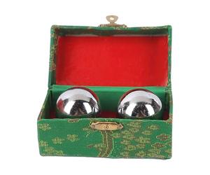 Baoding Balls - Solid Steel Hand Exercise Balls, & Qigong Fitness MeditationBalls, 2pcs 250g Relaxation Sound Рy Iron Ball Set, Gift Box Included | Health BallsFinger Training