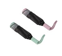 BAODINI Inverted UV Umbrella for Rain and Sun Medium Size UPF 50+ Rverse Compact Umbrella Auto Open Close