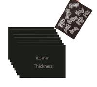 BAOFALI 10Pcs/Set 6.9x5inch Sheets Rubber Soft Magnet Sheet for Metal Cutting Dies Storage Orangize Crafts Tool Scrapbooking Arts and Crafts Flexible Placement Mats(Thickness0.5mm)