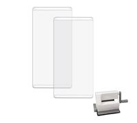 BAOFALI 2 Pcs/1 Pair Mini Cutting Pads for Die Cutting Machine； Clear Polycarbonate Plastic Mini Cutting Plates,Cutting Pads Die Cutting Plates 5.5x2.6inch (14x6.5cm Thickness:4mm/0.16inch)