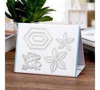 BAOFALI 2PCS 6.5x8.3inch Magnetic Die Storage Stand - Full Double-Sided Magnetic Surface-Foldable- Upright and Stand -for Handmade Die Cut Storage & Organization