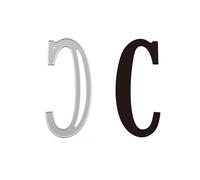 BAOFALI 2pcs C Letters Die Cuts for Cards Making, Alphabet Letters Metal Cutting Dies, Embossing Stencil Template for DIY Paper Art Craft, Scrapbooking, Photo Album Decor (Height about 10cm)