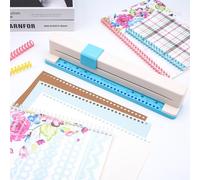 BAOFALI 30 Holes Binding Punch,Loose Leaf Paper Punch Machine | Portable Hand Pushed Multi-Hole Puncher for Notebooks, Agendas, Planners,To-Do Lists, School Works and so much more