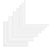 BAOFALI 7 Pcs/Set Creative Positioning Pieces Card Corners Helpers Stamping Corners Paper Craft Supplies Scrapbooking Tools for Paper Craft Card Making and Scrapbooking Crafting Tool