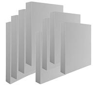 BAOFALI 8 Pcs Stamping Foam Grey Moldable Foam Stamps Plastic Dry Foam Stamp Pad Cut and Dry Foam Stamping Foam Block for Sculpture, Modeling, DIY Arts and Handicrafts Projects