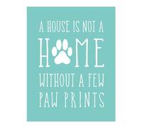 BAOFALI Silkscreen Stencil Paw Prints,Reusable Self-Adhesive Silk Screen Printing, for Decor/Printing Wood/Fabric/Wall/Cup/Plate/Glass/Paper, Home Craft Projects Decorations Pattern (8.5x11in