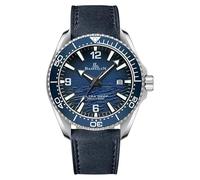 BAOFEILUN Mens Automatic Watch with Japanese Movement, Luminous Submarine & Wave Dial - 42mm Stainless Steel Case, Sapphire Crystal, Ceramic Bezel, Calfskin Strap & Bracelet- 100M Waterproof Watch for