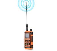 BAOFENG BF 17 Two Way Radio Long Range Walkie Talkies with Dual Band Dual Reception One Key Frequency Matching Secure Confidential Calls for Outdoor Adventures Orange 1800mAh (Orange)
