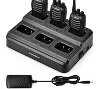 BAOFENG BF-888S Six Way Charger Multi-Unit Charger Station for BF-888S H-777 BF-88ST Walkie Talkies and Batteries