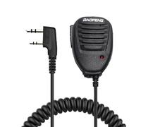 BAOFENG BF-F8HP Speaker Microphone Handheld Mic for GMRS Ham Radio 2Pin K Compatible with UV-K5 UV-82 UV-S9 Plus UV-17R P15UV UV-5RM