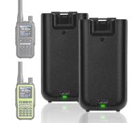 BAOFENG BL-5RMINI Battery for GT-5R Mini Radio, 1600 mAh with USB-C Charging Port, Pack of 2