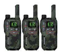 BAOFENG GT-18 Walkie Talkie PMR446 License Free Radio for Kids Adults, Long Range Rechargeable Walky Talky 1500mAh Battery, Dual-PTT, 16 Channels, Scan, Flashlight for Camping Hiking, 3 Pack