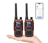 BAOFENG GT-5R Mini Dual Band Handheld Ham Radio, Wireless APP Programming, Dual PTT, USB-C Charging, 999CH, Pocket Walkie Talkie for Outdoor, Emergency, Backup [2Packs]