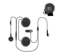 BaoFeng Helmet Kit 2 PIN Full Face Motorcycle Headset Earpiece with Mic Earphone, Compatble with BaoFeng UV-5R UV5RTP DM-5R GT-3TP GT-5TP BF-888S UV-82HP TYT UV8000E Two Way Radio Walkie Talkie