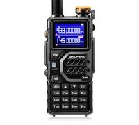 BAOFENG K5PLUS Dual-Band Ham Radio Long Range, UHF VHF 10W Tri-Power Two Way Radio with FM Airband, 2500mAh Battery, 999CH, Frequency Copy, Scramble, CHIRP Compatible