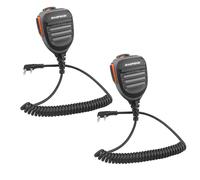 BAOFENG Radio Microphone,Remote Shoulder Police Mic UV-5R BF-F8HP 5RM UV-21R K5PLUS UV-17R TIDRADIO TD-H3 TD-H8 Quansheng UV-K5 walkie Talkie Handheld Speaker mic (Grey*2 pack)
