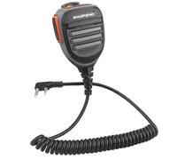 BAOFENG Radio Microphone,Remote Shoulder Police Mic UV-5R BF-F8HP 5RM UV-21R K5PLUS UV-17R TIDRADIO TD-H3 TD-H8 Quansheng UV-K5 walkie Talkie Handheld Speaker mic (Grey*1 pack)