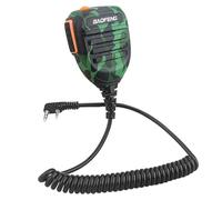BAOFENG Radio Microphone,Remote Shoulder Police Mic UV-5R BF-F8HP 5RM UV-21R K5PLUS UV-17R TIDRADIO TD-H3 TD-H8 Quansheng UV-K5 walkie Talkie Handheld Speaker mic (Camo*1 pack)