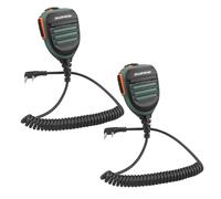 BAOFENG Radio Microphone,Remote Shoulder Police Mic UV-5R BF-F8HP 5RM UV-21R K5PLUS UV-17R TIDRADIO TD-H3 TD-H8 Quansheng UV-K5 walkie Talkie Handheld Speaker mic (Green*2 pack)