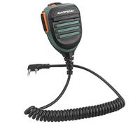 BAOFENG Radio Microphone,Remote Shoulder Police Mic UV-5R BF-F8HP 5RM UV-21R K5PLUS UV-17R TIDRADIO TD-H3 TD-H8 Quansheng UV-K5 walkie Talkie Handheld Speaker mic (Green*1 pack)