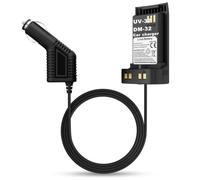 BAOFENG UV-32 Battery Eliminator Walkie Talkie DM-32 Cigarette Lighter Car Charger 12-24V for BC-32UV Two Way Radio Portable Charger