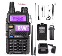 Baofeng UV-5R 8W Tri-Power Walkie Talkie High Power Dual Band Long Range 128CH