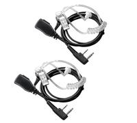 BAOFENG Walkie Talkies Earpiece with Mic Radio Earpiece for Walkie-Talkie 2 Pin Headset K5 Plus 5RM BF-888S UV-5R BF-F8HP PRO AR-152 UV-17R UV-21R Retevis H-777 RT21 Two Way Radio(2 Pack)