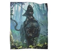 BaoFFF 3D Autumn & Winter Flannel Blanket 3D Jaguar Fleece Throw Blanket for Boys Girls Cozy Plush Blanket Fuzzy Warm Blanket for Sofa Bed Couch 50x60inch(127x152cm)