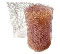 BAOFU Copper Mesh for Slugs, Copper Mesh Slug Repellent UK, Copper Mesh Roll Tape Slug Repellent UK, Fine Copper Wire Roll for Snail Slug Rat Bat Birds Insect (6m)