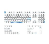 BaoFufc 130 Keys Keycaps Set PBT Keycap Electronic Game Stylish for Key Cap for Mechanical Keyboard Dye Sublimation Pbt Keycaps 130 Pcs Set for Mx Switches Mechanical Keyboard