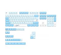 BaoFufc 136 Keys Customized Winter Snow for Key Cap PBT Dye Subbed Keycap Profile for Key Cover for Mechanical Keyboard D Profile Pbt Keycaps