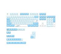 BaoFufc 136 Keys Keycaps Set PBT Keycap Thermal Sublimation Snow for Key Caps for Mechanical Keyboard Dye Sublimation Pbt Keycaps Keycap XDA Profile DYE-SUB English Personalized Keycap