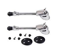 BaoFufc 2 Pieces Bass Drum Stable Anti-Rust 360 Degree Adjustable Stand Legs Feet Musical Percussion Instrument Accessories Bass Drum Anti-Rust