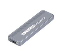 BaoFufc 20Gbps M.2 NVME Enclosure USB 3.2 GEN2X2 Type C NVME SSD Enclosure for 2230/2242/2260/2280 NVME SSDs External Box LED