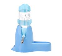 BaoFufc 3-in-1 Automatic Water Fountain Food Container Hanging Drinking Dispenser for Small Pet Ferret Water Bottle No Drip Water Bottle Hamster Cage Cage, blue