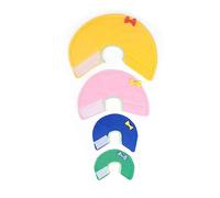 BaoFufc 4 Pcs Soft Elizabethan for Birds Parrot Bib Cloak Suit Pet Bird Clothes Small Animals Uniform for Birthday Party Recovery Collars, X-Large