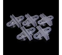 BaoFufc 5Pcs Aquarium Dividers Clips with 1.2 Inch Suction Cups Soft Sucker Holders for Fish Tanks Divider Support Clip Bracket Aquarium Heater Light Thermometers Gravel Sand Decorations