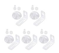 BaoFufc 5Pcs Aquarium Dividers Clips with Suction Cups Silica Gel Sucker Holders for Fish Tanks Divider Support Clip Bracket Divider Suction Cups for Aquarium