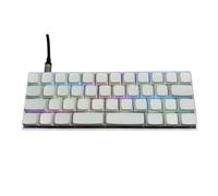BaoFufc 61 Key PBT Blank Keycaps XDA Profile Gamers Not Letter White Keycap for Switches Mechanical Keyboards XDA Profile