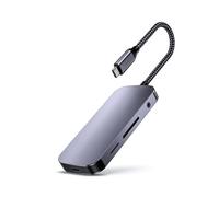 BaoFufc Aluminum Type C Hub with 4K USB 3.0 and Type C 3 Multiple Data Transfer Ports Splitter Multiport Expander Type C Hub