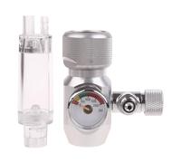 BaoFufc Aquarium Co2 Regulator with Solenoid Co2 Control Bubble Meter Fine-Tuning Co2 Pressure Reducing Co2 Control