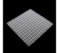 BaoFufc Aquarium Divider Tray Grid Aquarium Egg Crate Light Diffuser Fish for Tank Bottom Filter Plate 12x12 Inches Aquarium Heater Light Thermometers Gravel Sand Decorations Fish