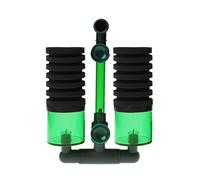 BaoFufc Aquarium Fish for Tank Biochemical Sponge Filter Double for Head for W/Sponge Filter 55 Gallon Kit