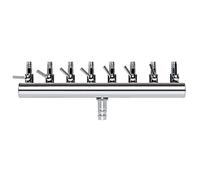 BaoFufc Aquarium Splitter Tank Air Control Tank Stainless Steel Aquarium Splitter Lever Tank Splitter Aquarium Splitter Regulator Control Lever