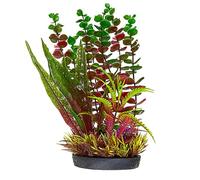BaoFufc Artificial Green Aquatic Plant Small Aquarium Decors Landscape for Beautify Aquariums Landscaping Hiding Spot Aquarium Decorations Small, Q1158